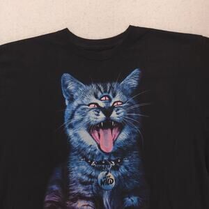 Neff Graphic Crew Neck Casual Short Sleeve T Shirt Mens Size Medium M Black